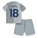 Everton Ashley Young #18 Babykleding Derde Shirt Kinderen 2023-24 Korte Mouwen (+ korte broeken)